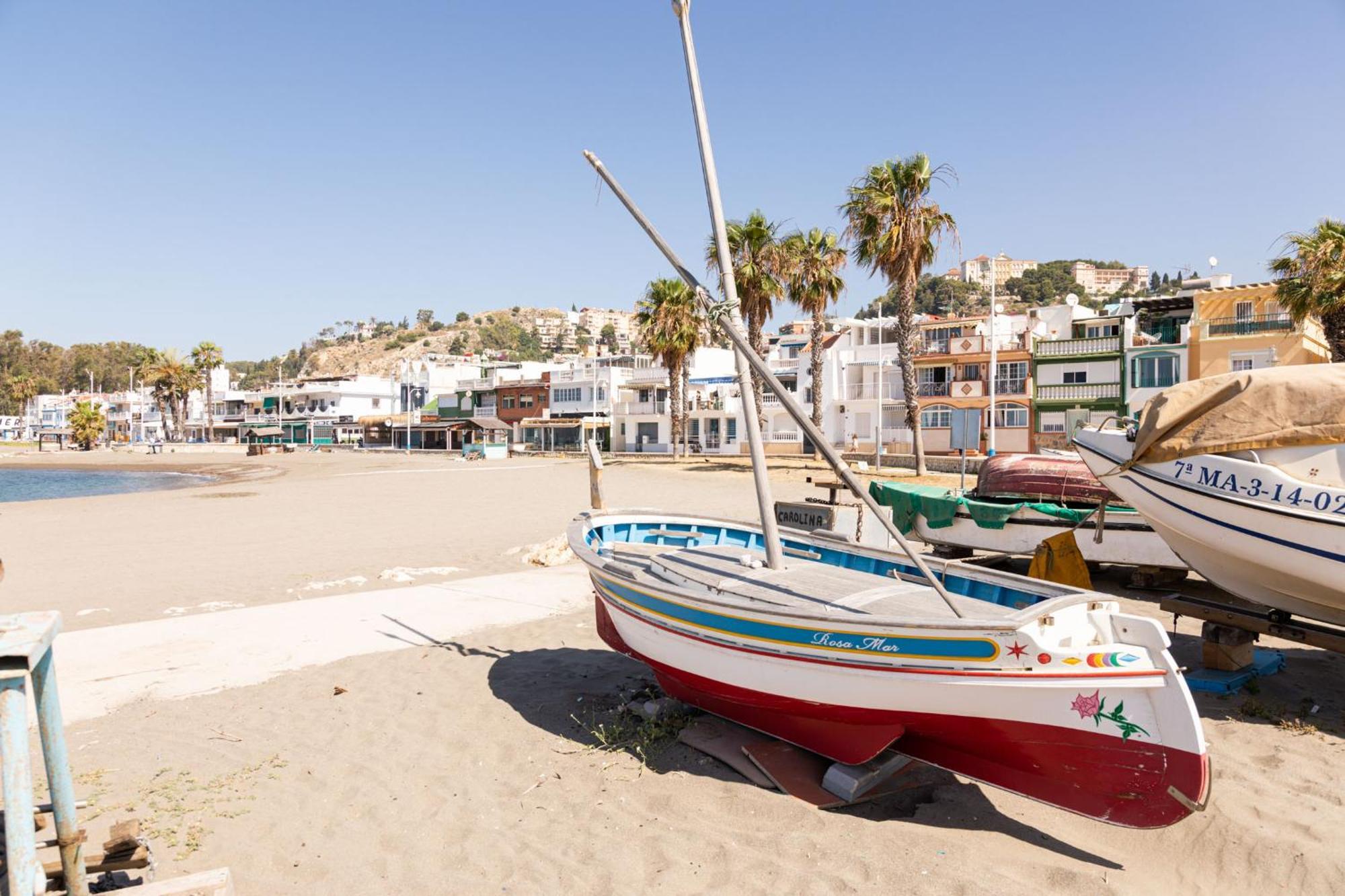 Premium Malaga Beach With Terrace Exterior foto
